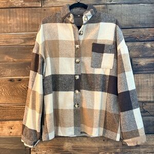 Women’s Plaid Shacket - Mud Honeys Boutique